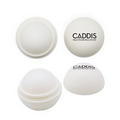 White Lip Balm Ball w/ Rounded Applicator